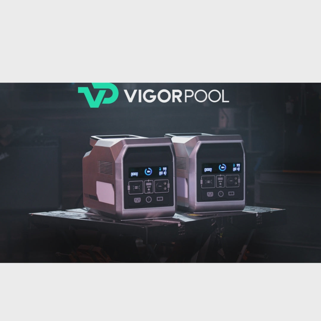 Ultimate Power Freedom: VigorPool Captain 1200 Portable Power Station – Your Off-Grid Essential