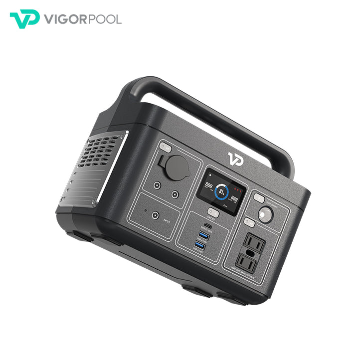 Stay Charged Anywhere: VigorPool Lake 300 Portable Power Station - Your Camping Powerhouse