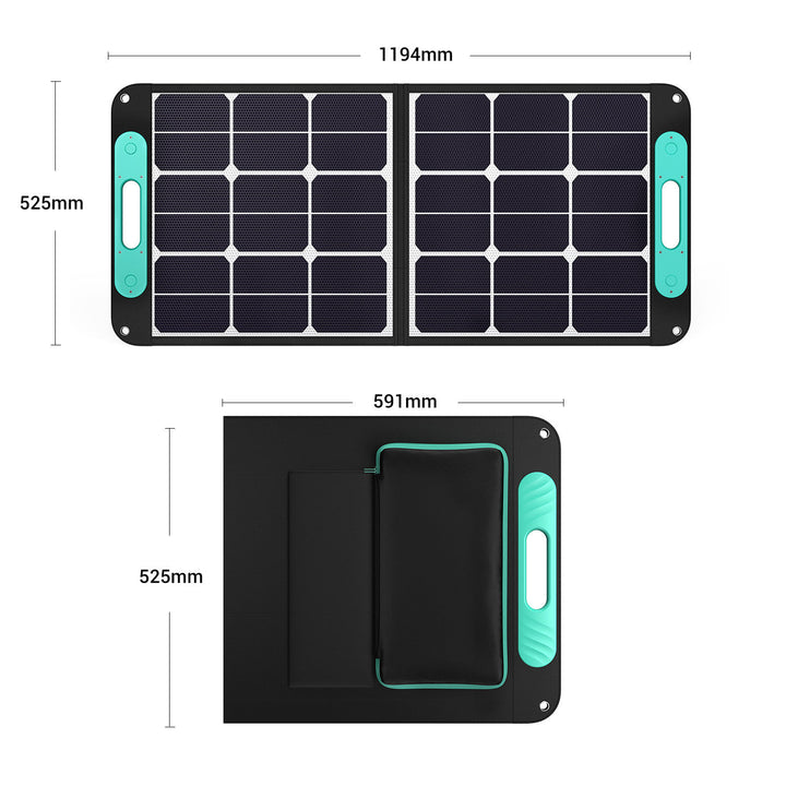 Compact and Foldable Brilliance: VigorPool 100W Solar Panel - Power in a Convenient Package